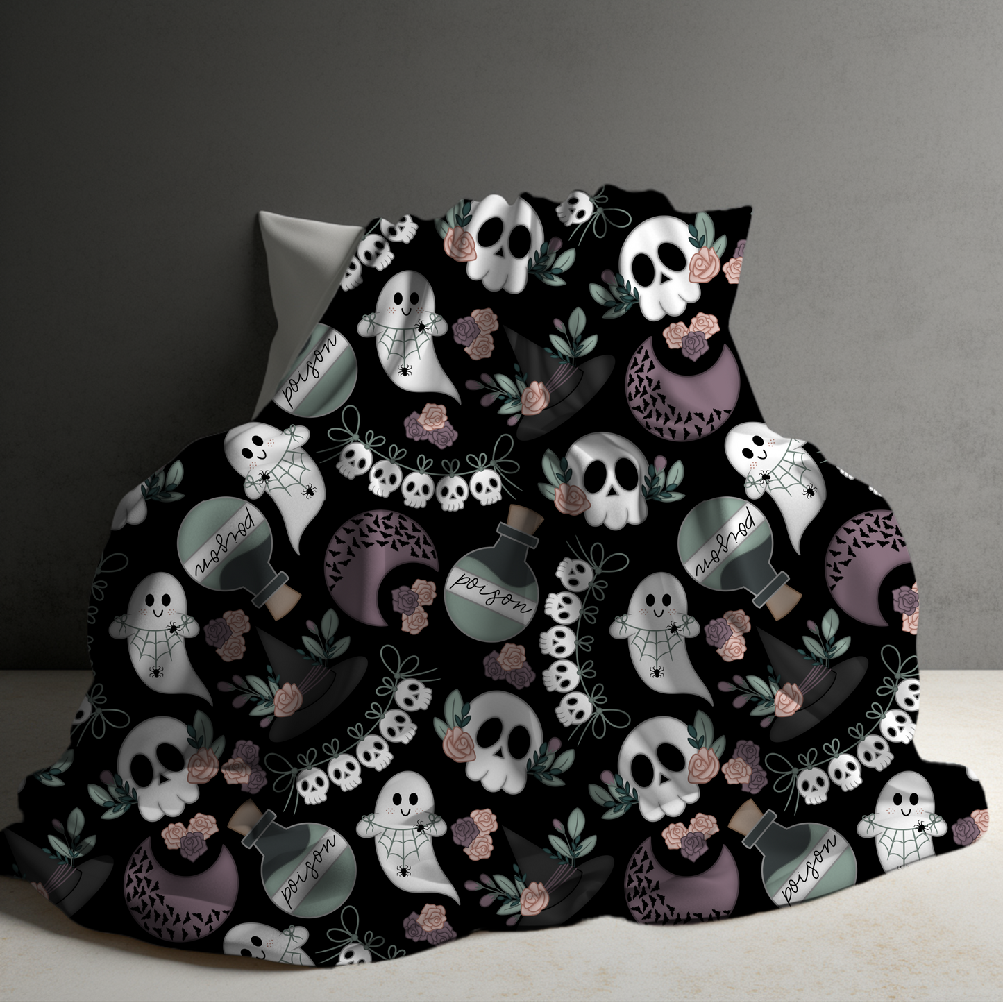 Blanket - Halloween - Poison Ghosts - PREORDER