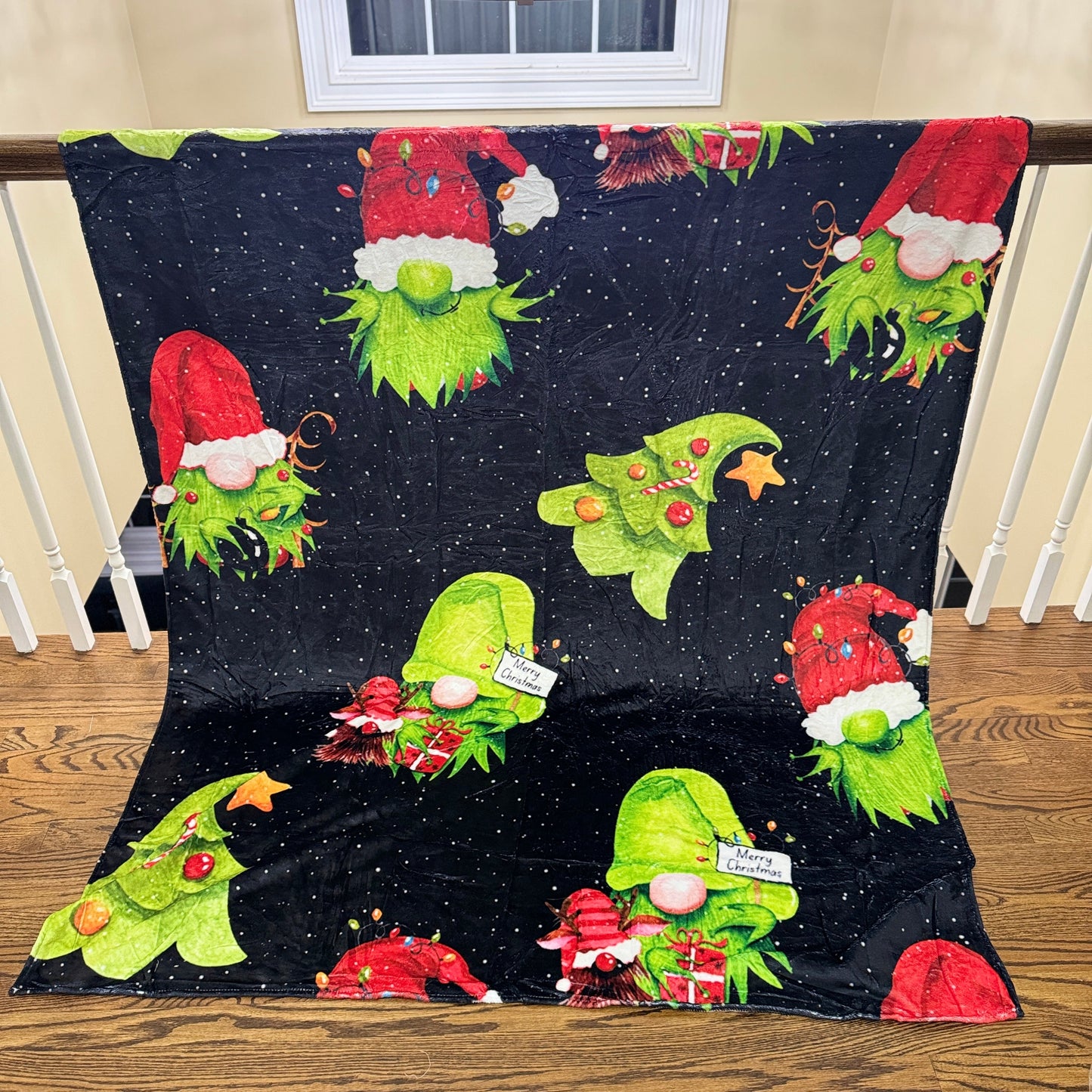 Blanket - Christmas - Green Gnome - PREORDER ENDS 10/10