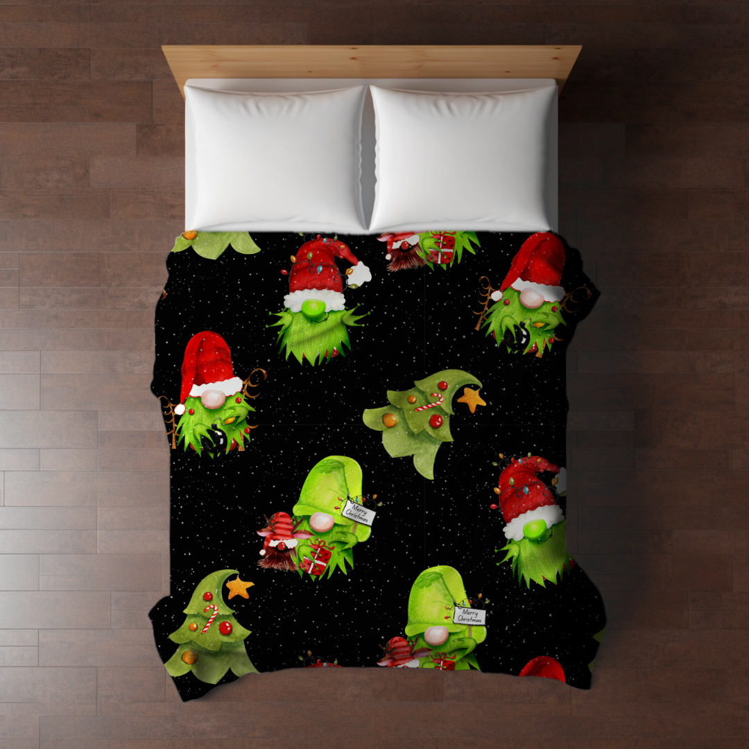 Blanket - Christmas - Green Gnome - PREORDER ENDS 10/10