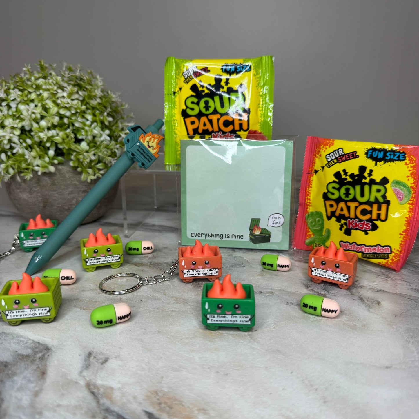 Bundled Set - Everything Is Fine Dumpster Fire