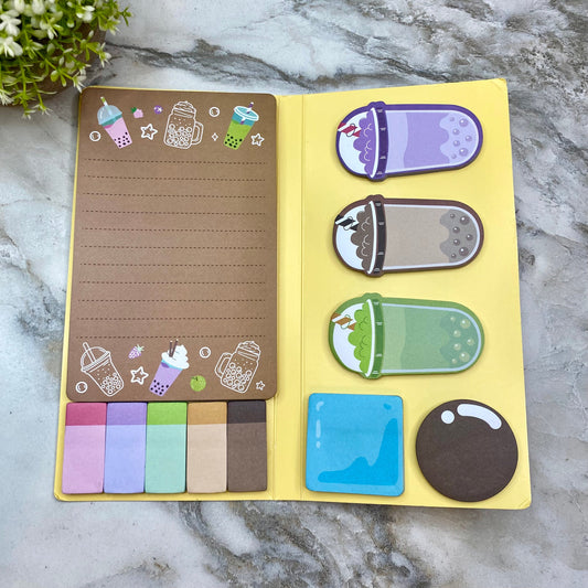 Sticky Note Booklet Set - Boba (#2) - PREORDER 6/21-6/24