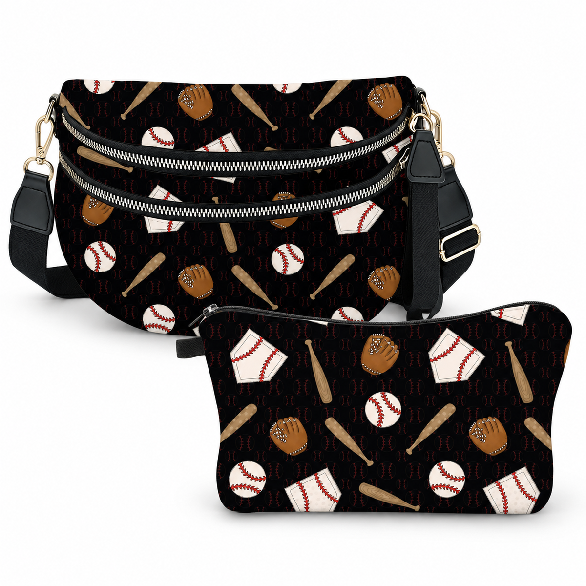Bundled Set - Roni & Pouch - Baseball