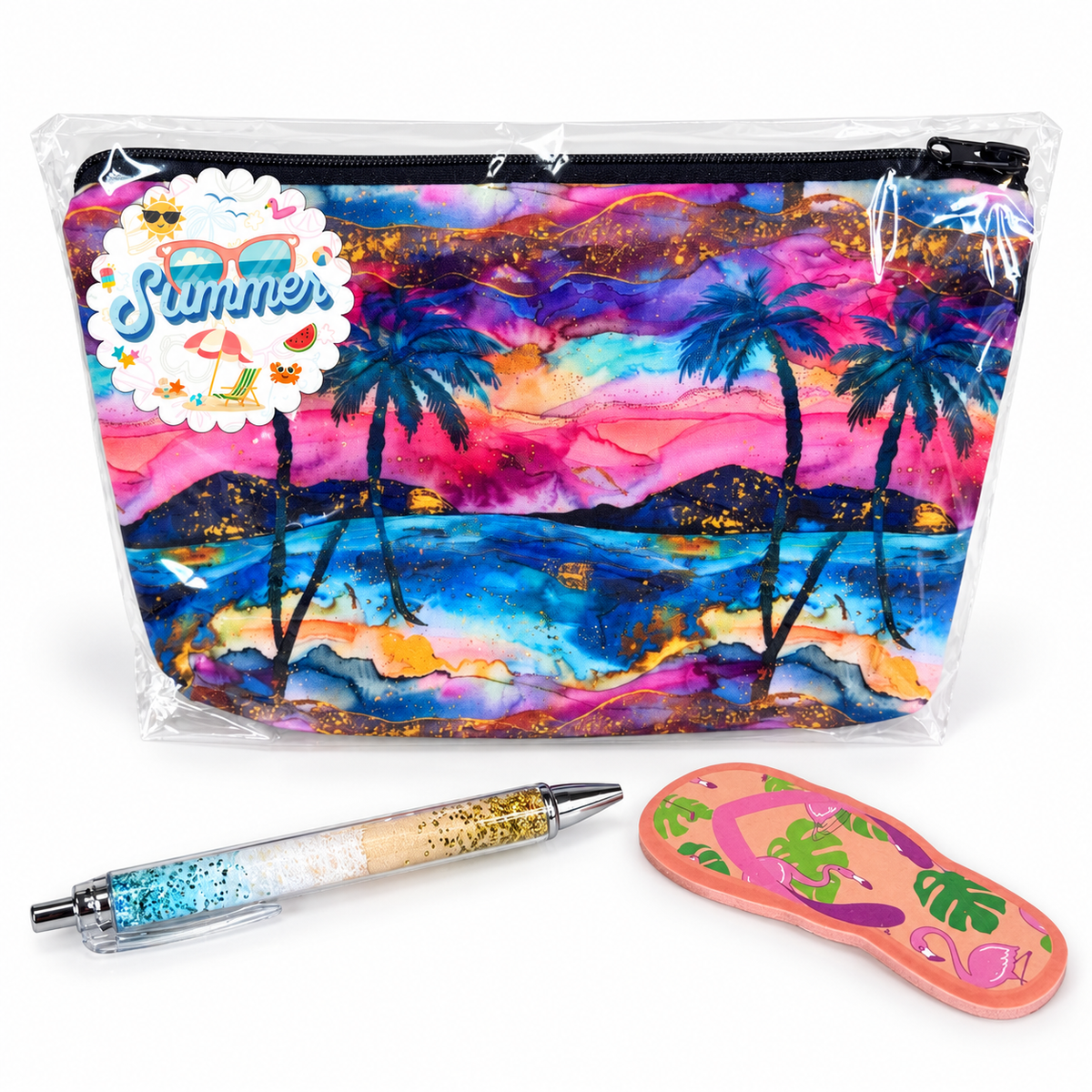 Bundled Set - Marble Summer Palm Tree