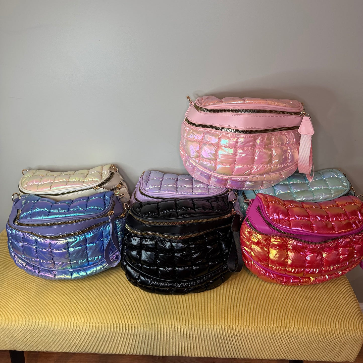 The Roni Nylon Crossbody - Puffer