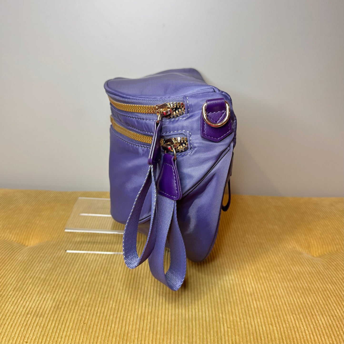 The Roni Nylon Crossbody - Solid Cloud Purple