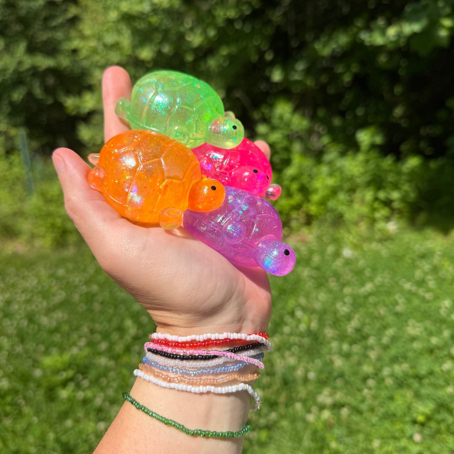 Squishy Toy - Glitter Turtle