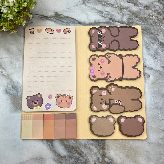 Sticky Note Booklet Set - Bears - PREORDER 6/21-6/24