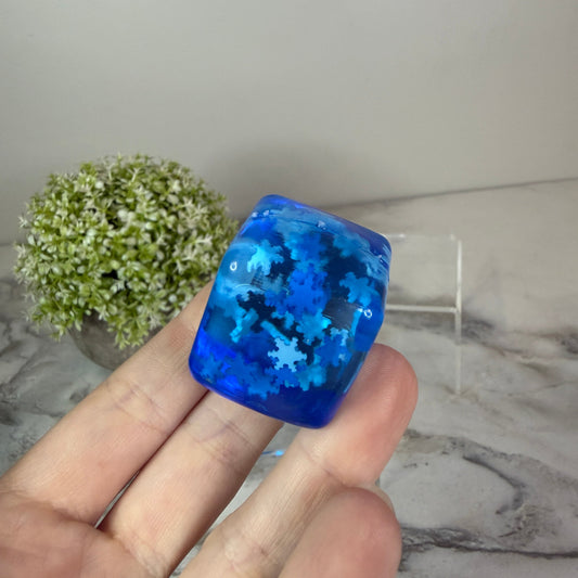 Squishy Toy - Ice Ice Baby Blue Snowflake