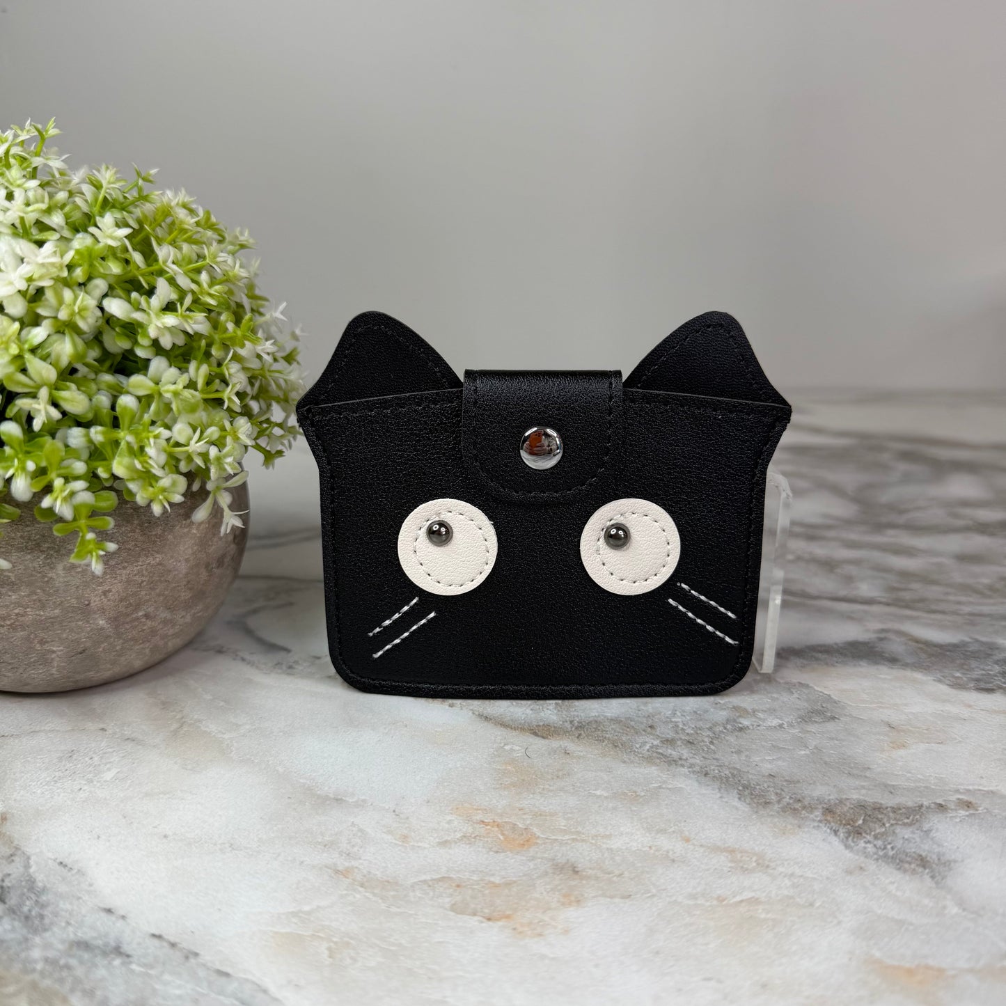 Card Holder Slim Wallet - Cats