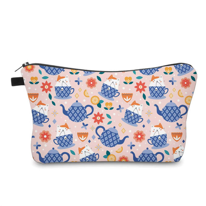 Pouch - Cat Tea Cups