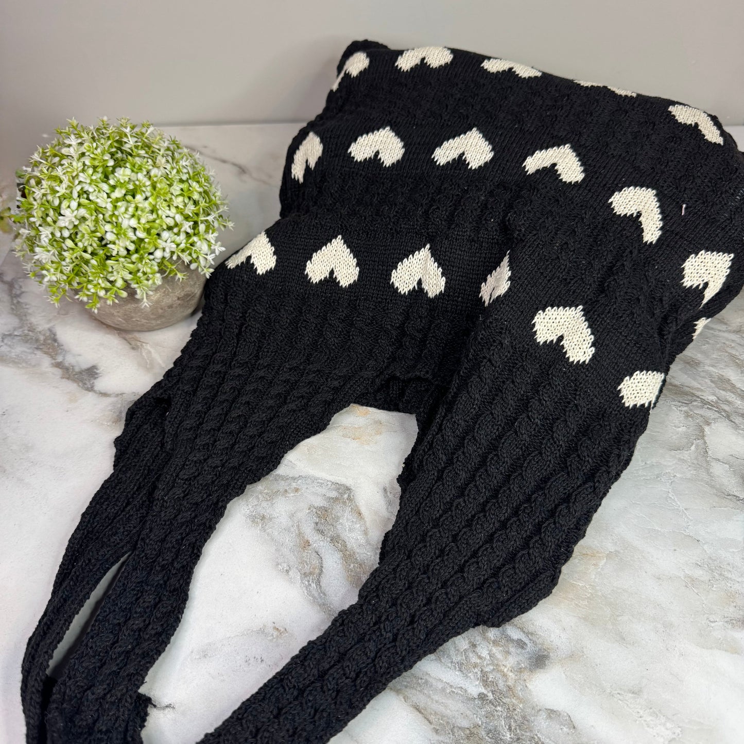Heart Tote Bag - Knit Sweater