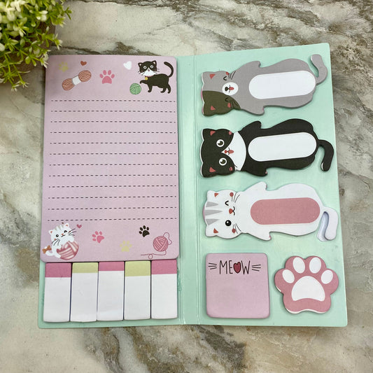 Sticky Note Booklet Set - Really Like Cats - PREORDER 6/21-6/24