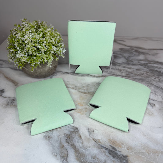 Neoprene Cup Holder Can Koozie Tumbler - Solid Mint