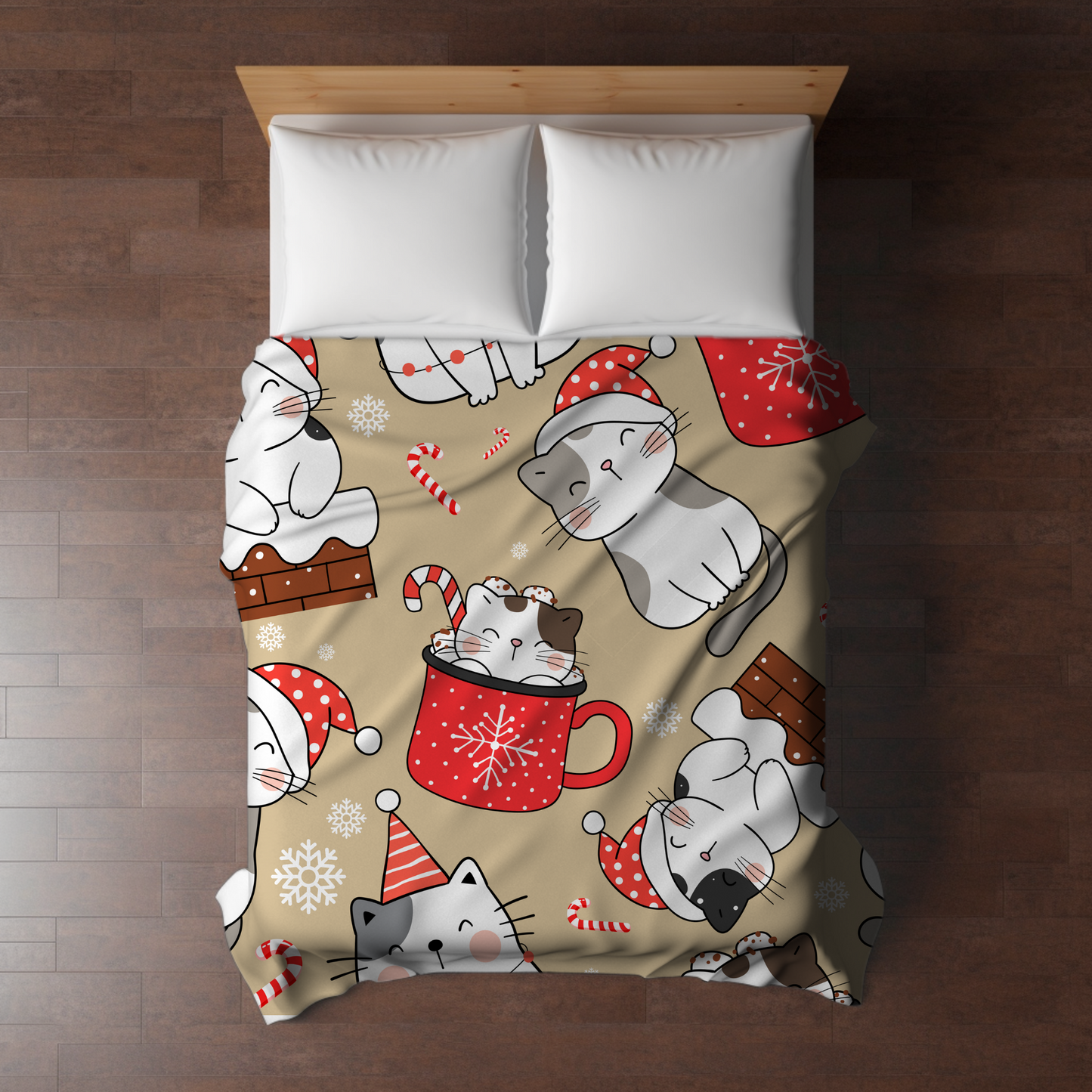 Blanket - Christmas - Cats - PREORDER ENDS 10/10