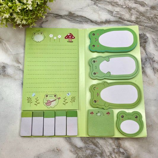 Sticky Note Booklet Set - Frogs - PREORDER 6/21-6/24