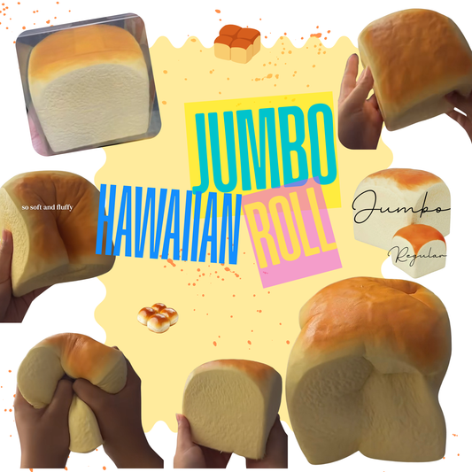 Squishy Toy - Hawaiian Roll, Jumbo - PREORDER